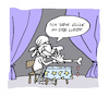 Cartoon: Lektüre (small) by Bregenwurst tagged handlesen,chiromantie,wahrsagerin,arm,ab