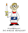 Cartoon: Missbrauchsprävention (small) by Bregenwurst tagged kirche,missbrauch,skandal,vatikan,priester,messdiener,videoüberwachung