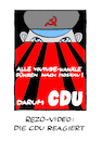 Cartoon: Plakat 4.0 (small) by Bregenwurst tagged cdu,youtube,rezo,video,reaktion,moskau