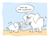 Cartoon: Rotz (small) by Bregenwurst tagged elefant,nase,hochziehen,schnupfen,rotz