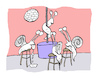 Cartoon: Tischtanz (small) by Bregenwurst tagged tabledance,striptease,schnecke,nacktschnecke,nachtclub