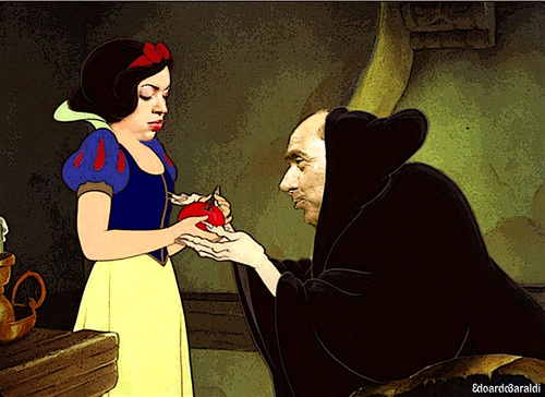 Cartoon: rubygate (medium) by edoardo baraldi tagged berlusconi,biancaneve