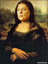 Cartoon: la gioconda (small) by edoardo baraldi tagged merkel,cdu