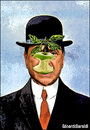 Cartoon: la mela (small) by edoardo baraldi tagged berlusconi