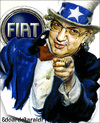 Cartoon: ricatto (small) by edoardo baraldi tagged fiat,marchionne,referendum