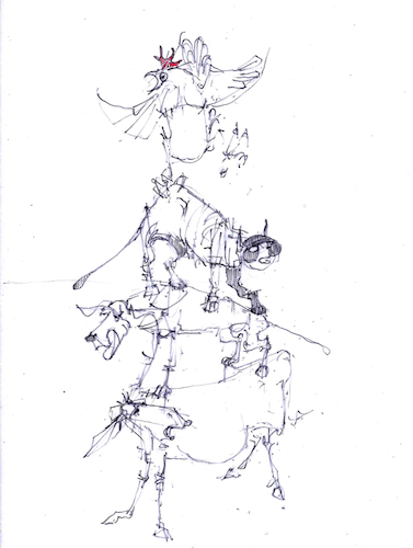 Cartoon: Alterspyramide (medium) by herranderl tagged altersarmut,rente,sozialpolitik