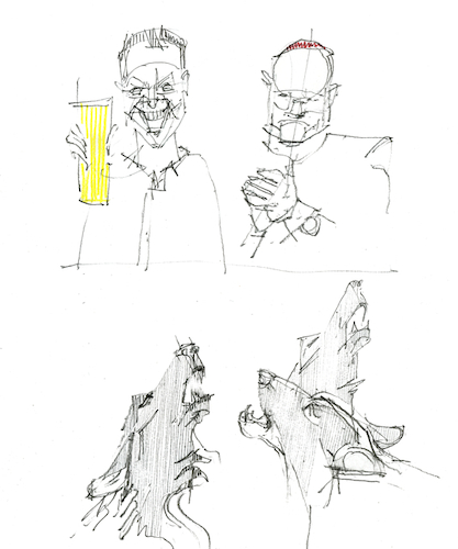 Cartoon: der Wolf (medium) by herranderl tagged bayern,starkbierzeit