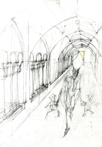 Cartoon: in der Kirche (medium) by herranderl tagged missbrauch