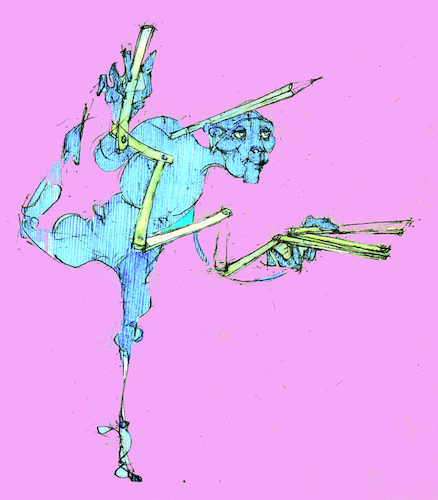 Cartoon: Monty Phyton (medium) by herranderl tagged monty,phytons,flying,circus,50,jahre