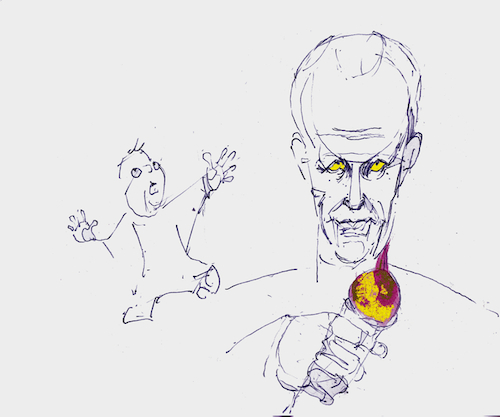 Cartoon: steals the candy (medium) by herranderl tagged cdu,merz