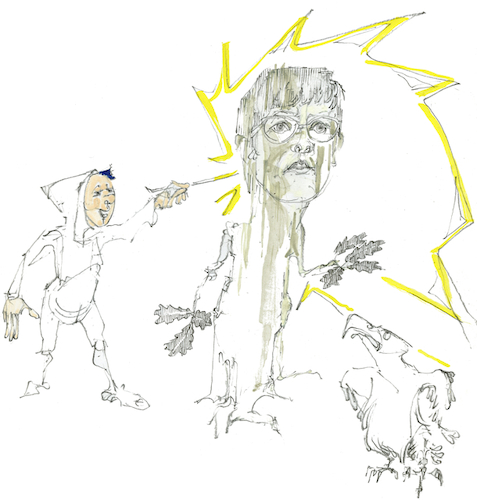 Cartoon: the thrill is gone (medium) by herranderl tagged urwahl,akk,ju,rezo