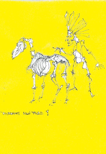Cartoon: Pferdammt (medium) by herranderl tagged cartoon