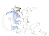 Cartoon: ... (small) by herranderl tagged horror,fiktion