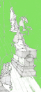 Cartoon: Papst in Irland (small) by herranderl tagged missbrauch,kirche