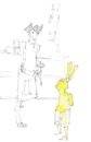 Cartoon: talk (small) by herranderl tagged talk