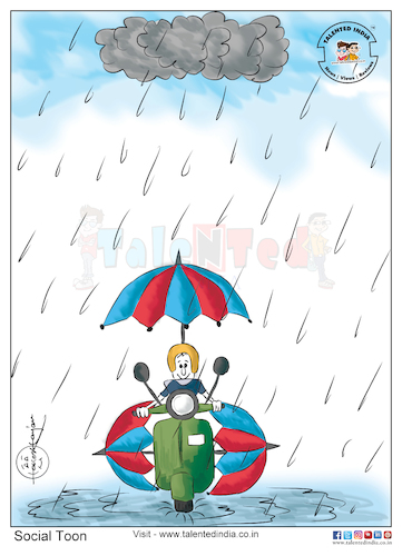 Many children running in the rain | Running in the rain, Rainy season  pictures, Rain illustration