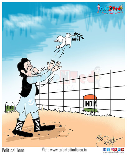 Today Cartoon On Pakistan By Talented India | Politics Cartoon | TOONPOOL