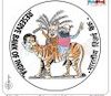 Cartoon: Friends again with lions ... (small) by Talented India tagged cartoon,politics,talented,talentedindia,talentednews