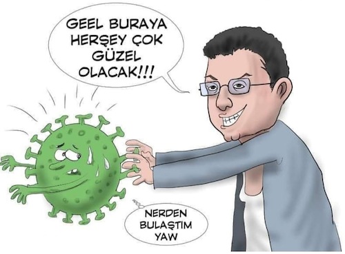 Cartoon: Koronada Son Durum (medium) by Edep tagged imamoglu