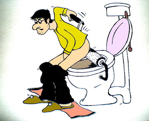 Toilet By Barcarole | Philosophy Cartoon | TOONPOOL
