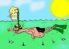 Cartoon: Drunkard (small) by Barcarole tagged drunkard