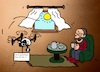 Cartoon: in quarantine (small) by Barcarole tagged quarantined
