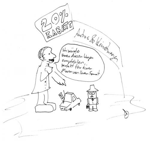 Cartoon: Autohändler (medium) by Der Apfel tagged aute,verkauf,handel
