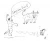 Cartoon: Seelenverwandte (small) by Der Apfel tagged vater,sohn,father,son,kuh,cow,gewalt,violence