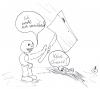 Cartoon: subjektiv (small) by Der Apfel tagged wurm,regenwurm,axt