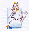 Cartoon: Diego Forlan (small) by bebetokaspi tagged diego,forlan