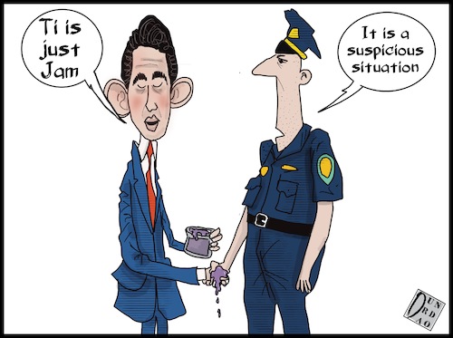 Cartoon: It is just jam (medium) by Christi tagged kurz,austria,favoreggiamento,corruzione,soldi