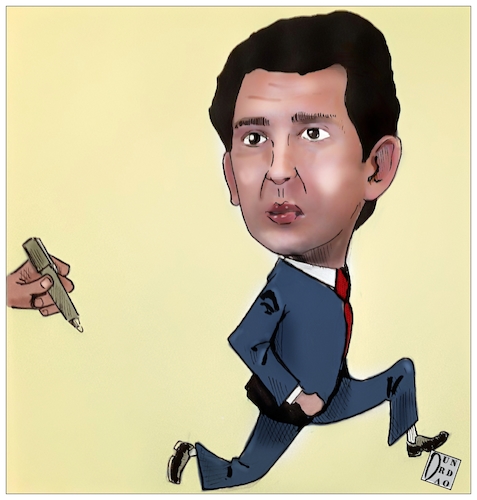 Cartoon: Kurz (medium) by Christi tagged kurz,austria,onu