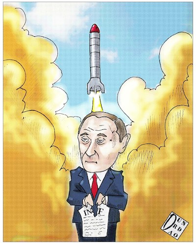 Cartoon: Stop INF (medium) by Christi tagged putin,inf