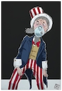 Cartoon: America sul precipizio (small) by Christi tagged america,coronavirus,covid,precipizio,lockdown