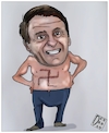 Cartoon: Brazil.Bolsonaro (small) by Christi tagged brasile,bolsonaro