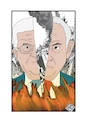 Cartoon: Conflitto (small) by Christi tagged israele,palestina,abumazen,netanyahu,conflitto