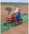 Cartoon: deforestation (small) by Christi tagged brazil,amazon,bolsonaro