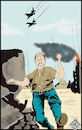 Cartoon: Guerra totale (small) by Christi tagged israele,gaza,palestina,hamas,guerra,war