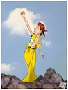 Cartoon: La rivoluzione dei gilet gialli (small) by Christi tagged francia,gilet,gialli