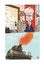 Cartoon: Mosca si prepara (small) by Christi tagged mosca,ucraina,guerra,putin,russia