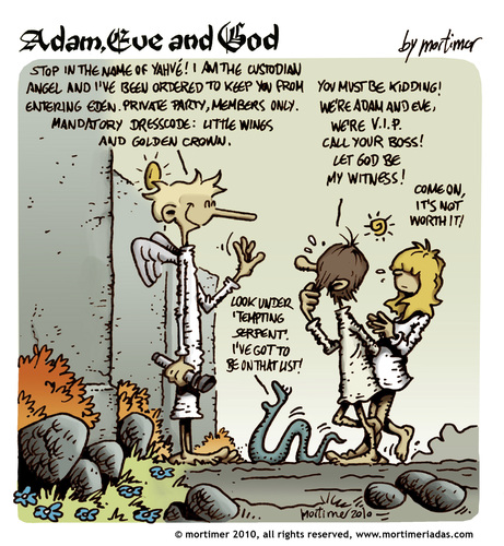 Adam Eve and God 42