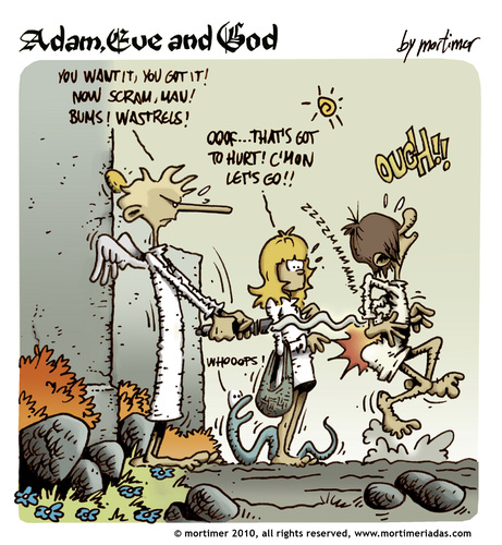 Adam Eve and God 44