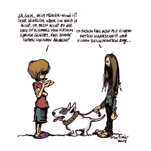 Cartoon: Eine wundervolle Welt (medium) by mortimer tagged mortimer,mortimeriadas,cartoon