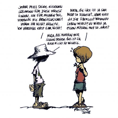 Cartoon: Eine wundervolle Welt (medium) by mortimer tagged mortimer,mortimeriadas,cartoon