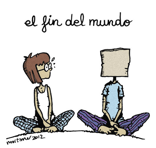 Cartoon: el fin del mundo (medium) by mortimer tagged cartoon,mortimeriadas,mortimer