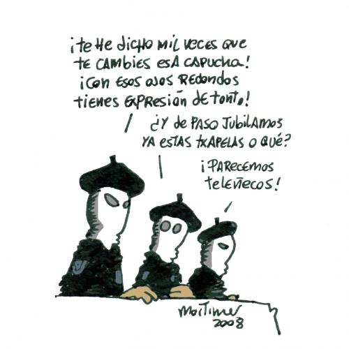 Cartoon: ETA (medium) by mortimer tagged eta,euskadi,ta,askatasuna,terrorism,spain,mortimer,mortimeriadas