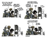 Cartoon: informativos (small) by mortimer tagged mortimer,mortimeriadas,cartoon,tv,television