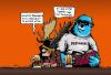 Cartoon: Norman y Barry (small) by mortimer tagged mortimer,mortimeriadas,cartoon,norman,barry