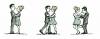 Cartoon: tango lessons (small) by mortimer tagged mortimer,mortimeriadas,cartoon,sketch,tango,lesson,dance,baile,dancers,bailarines