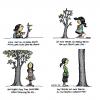 Cartoon: TREEHUGGER 1 of 4 (small) by mortimer tagged mortimer,mortimeriadas,cartoon